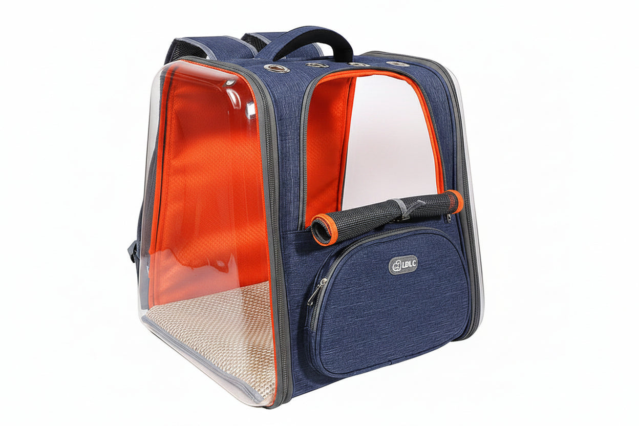 Transparent Bubble Pet Backpack — Large Capacity, Airline Friendly