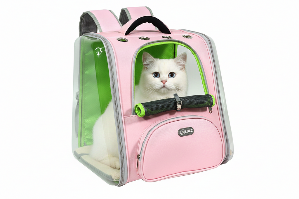 Transparent Bubble Pet Backpack — Large Capacity, Airline Friendly