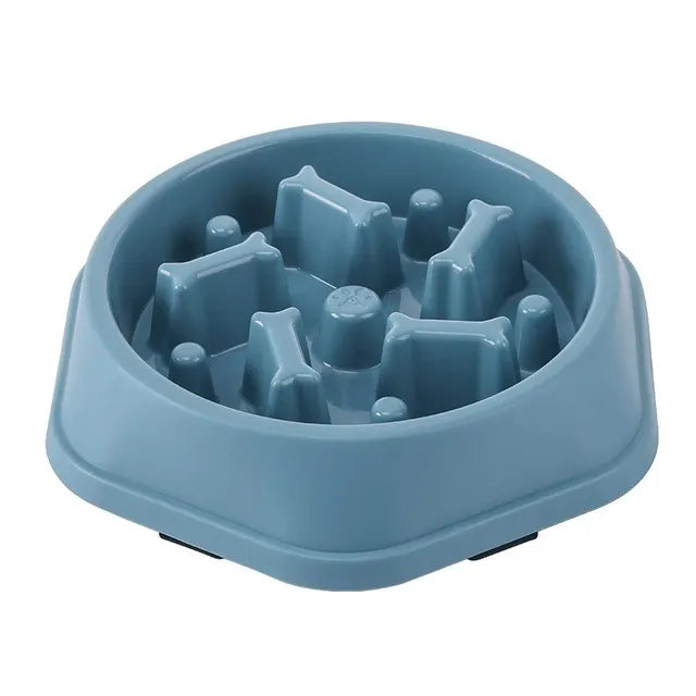 Slow Feeder Pet Bowl Anti-Choking Design for Dogs & Cats