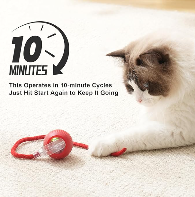 Smart Automatic Rolling Pet Ball — Interactive Cat Toy